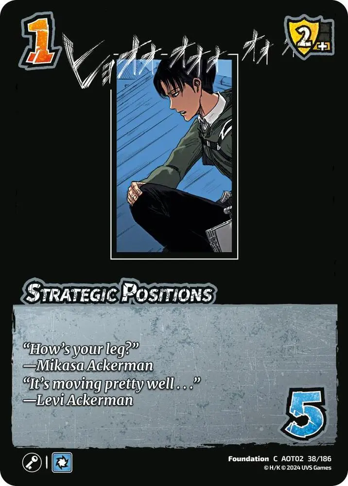 Strategic Positions - Attack On Titan: Origins Of Power (Aot02) 1