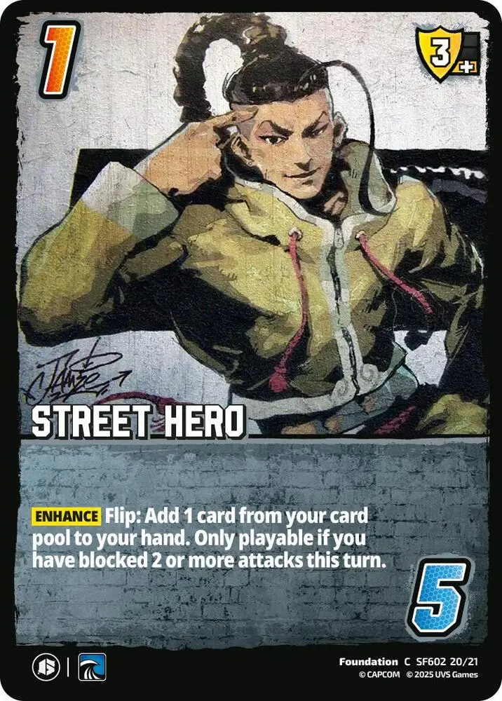 Street Hero - Challenger Series: Street Fighter 6 (Sf6) (Foil) 1