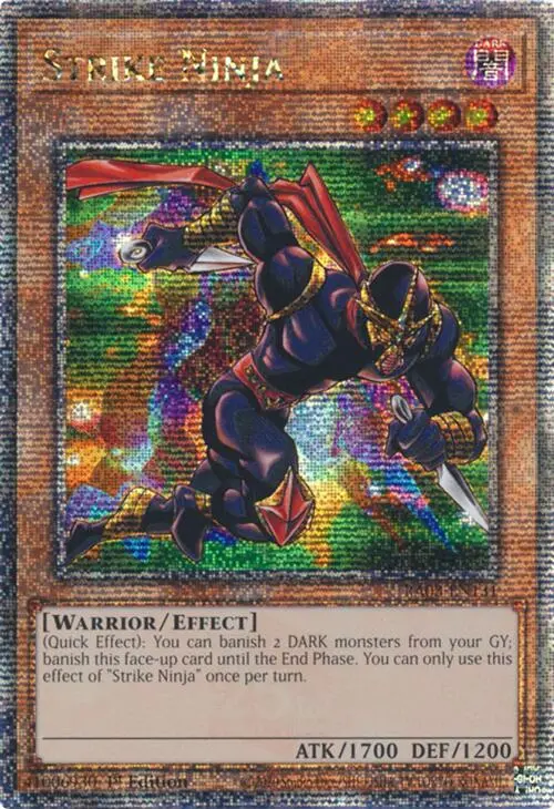 Strike Ninja (Quarter Century Secret Rare) [Ra03-En131] Quarter Century Secret Rare 1
