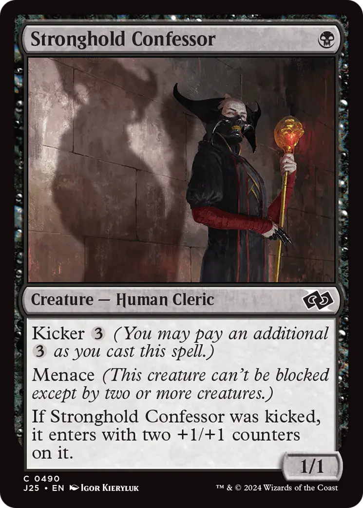 Stronghold Confessor [Foundations Jumpstart] 1