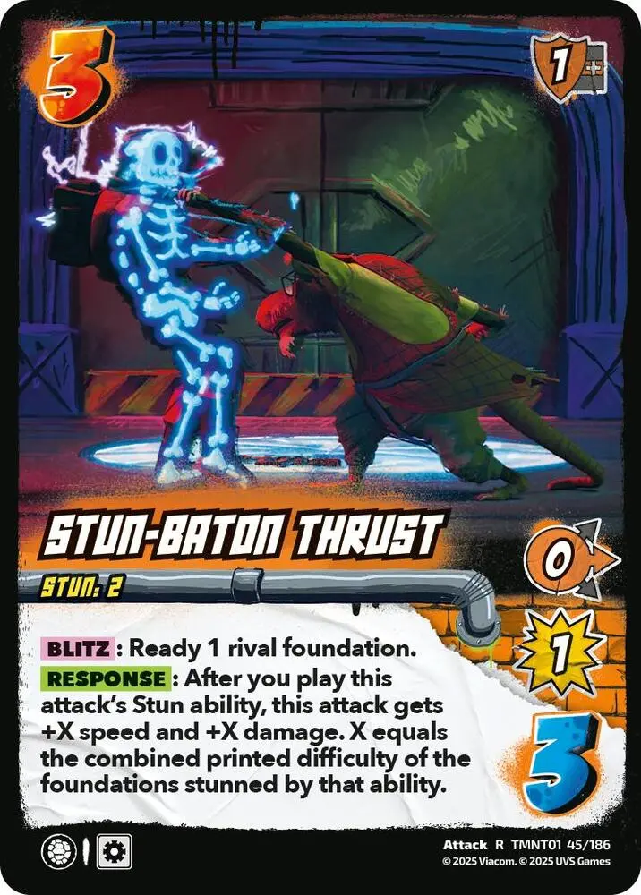 Stun-Baton Thrust - Teenage Mutant Ninja Turtles (Tmnt) 1