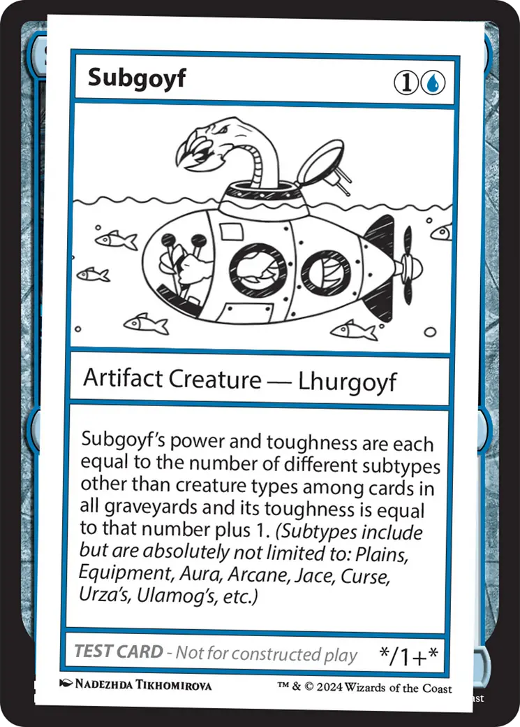Subgoyf [Mystery Booster 2 Playtest Cards] 1