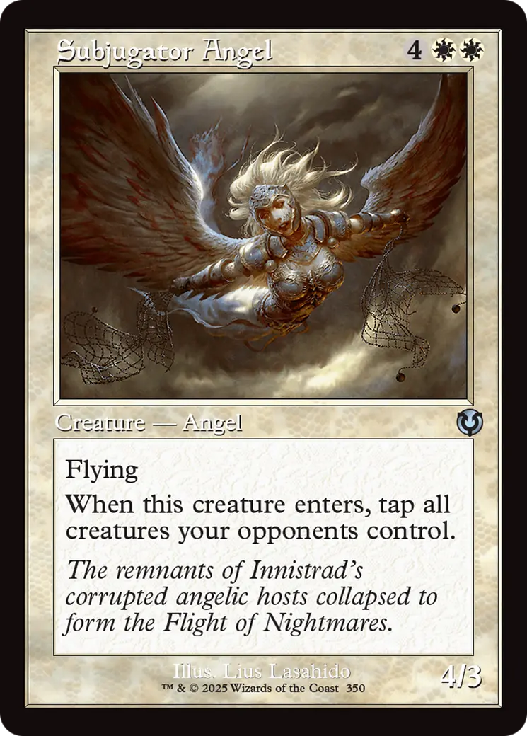 Subjugator Angel (Retro Frame) [Innistrad Remastered] 1