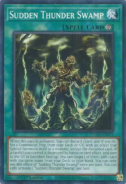 Sudden Thunder Swamp [Duad-En072] Common 1