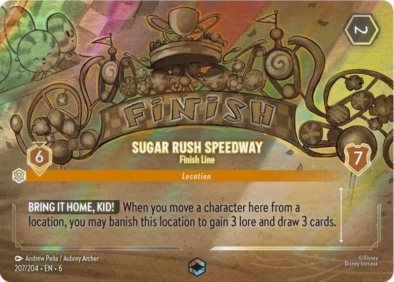 Sugar Rush Speedway - Finish Line (Enchanted) (207/204) [Azurite Sea] 1