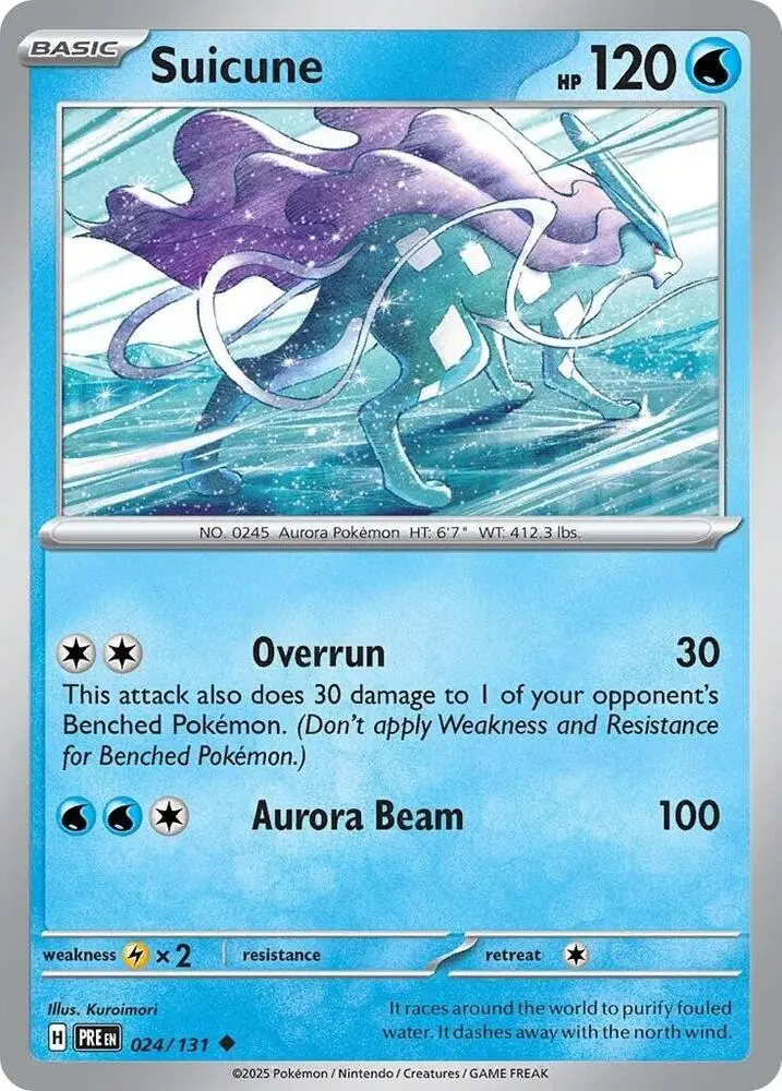 Suicune (024/131) [Scarlet & Violet: Prismatic Evolutions] 1