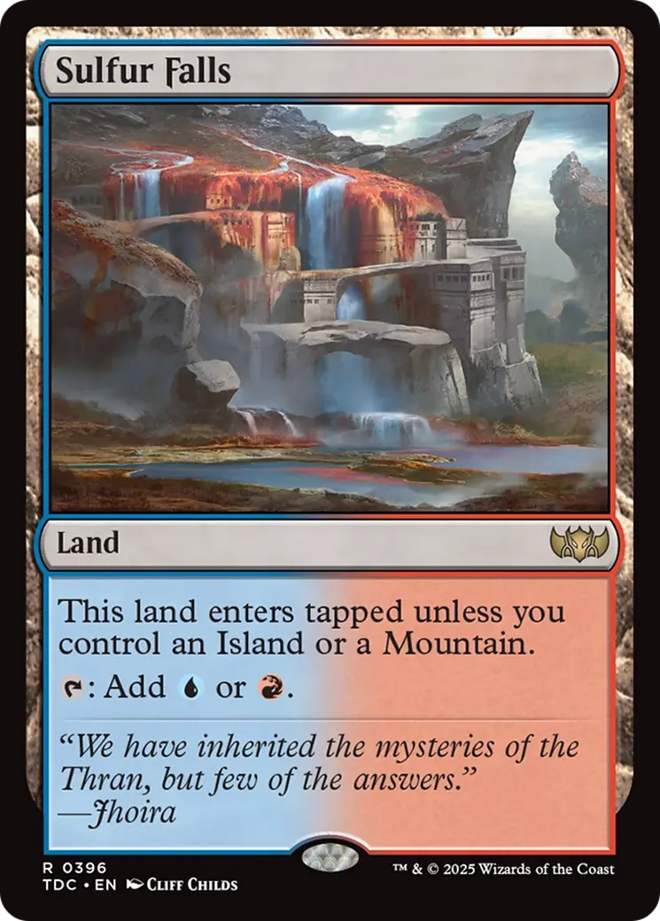 Sulfur Falls [Tarkir: Dragonstorm Commander] 1
