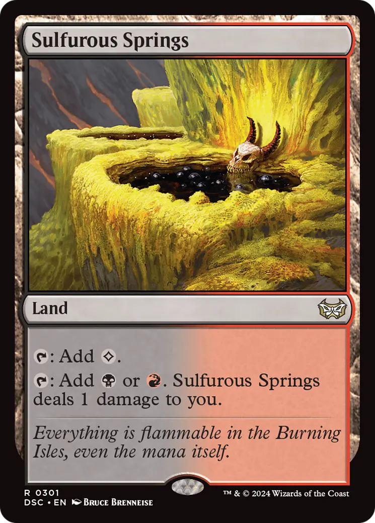 Sulfurous Springs [Duskmourn: House Of Horror Commander] 1