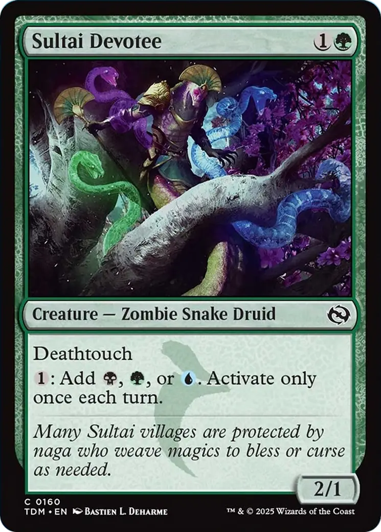 Sultai Devotee [Tarkir: Dragonstorm] 1