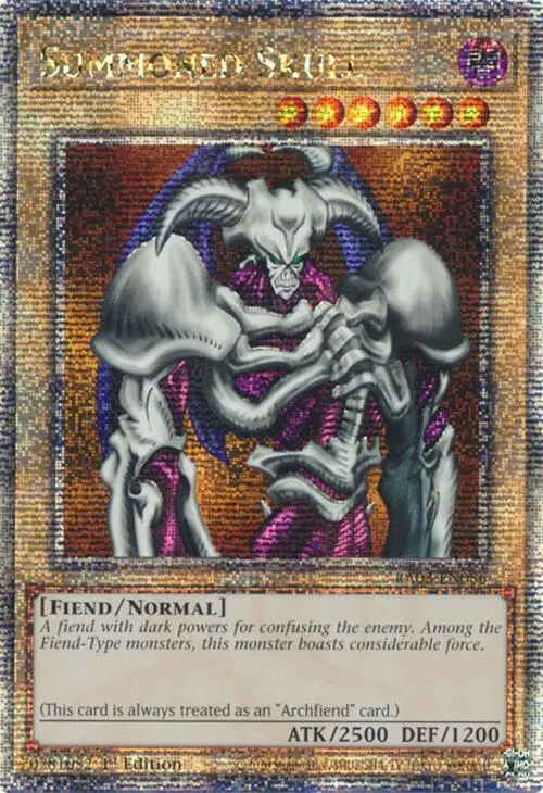 Summoned Skull (Quarter Century Secret Rare) [Ra03-En086] Quarter Century Secret Rare 1