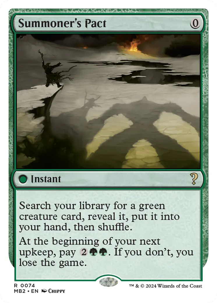 Summoner's Pact (White Border) [Mystery Booster 2] 1