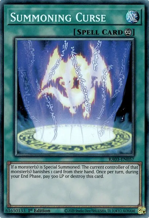 Summoning Curse (Cr) [Ra03-En057] Prismatic Collector's Rare 1