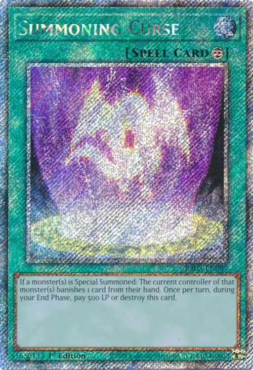 Summoning Curse (Platinum Secret Rare) [Ra03-En057] Platinum Secret Rare 1