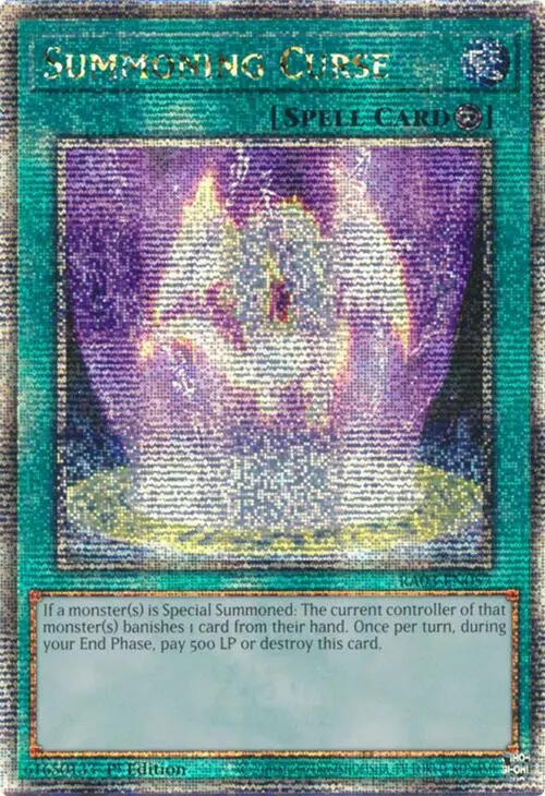 Summoning Curse (Quarter Century Secret Rare) [Ra03-En057] Quarter Century Secret Rare 1