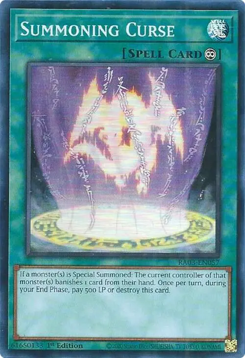 Summoning Curse [Ra03-En057] Super Rare 1