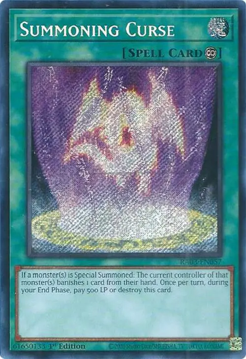 Summoning Curse (Secret Rare) [Ra03-En057] Secret Rare 1
