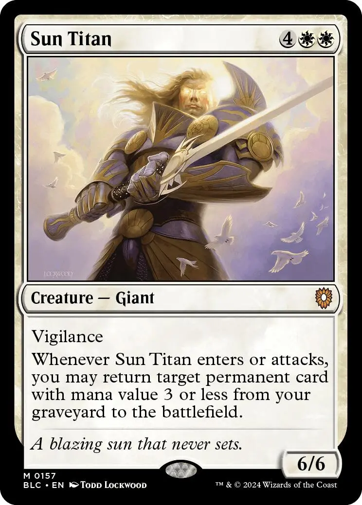 Sun Titan [Bloomburrow Commander] 1