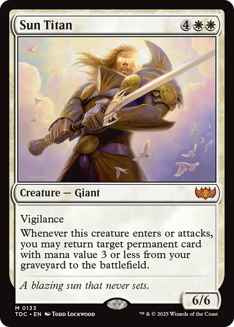 Sun Titan [Tarkir: Dragonstorm Commander] 1