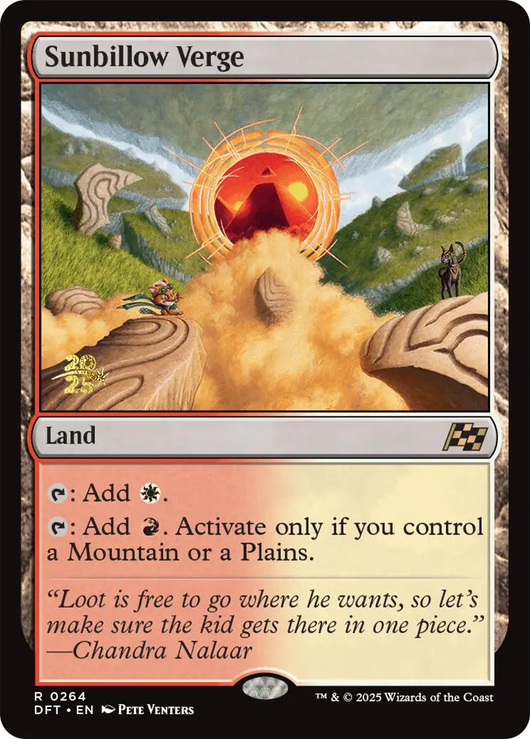Sunbillow Verge [Aetherdrift Prerelease Promos] 1