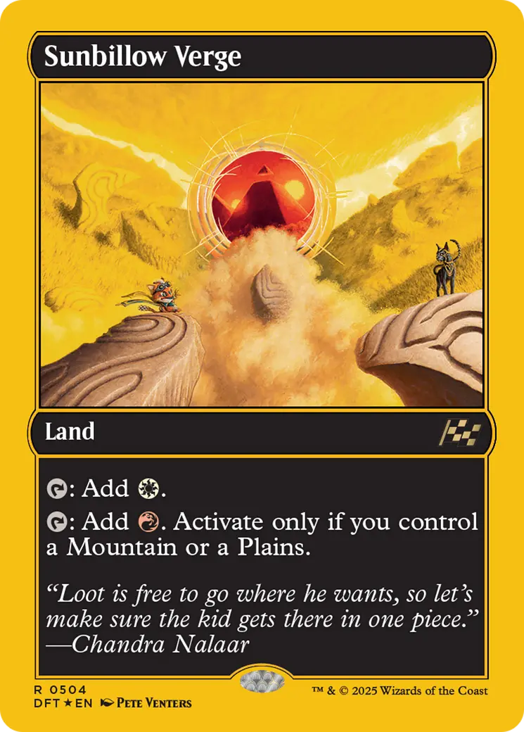 Sunbillow Verge (First-Place Foil) [Aetherdrift] 1