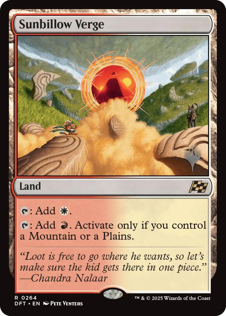 Sunbillow Verge (Promo Pack) [Aetherdrift Promos] 1