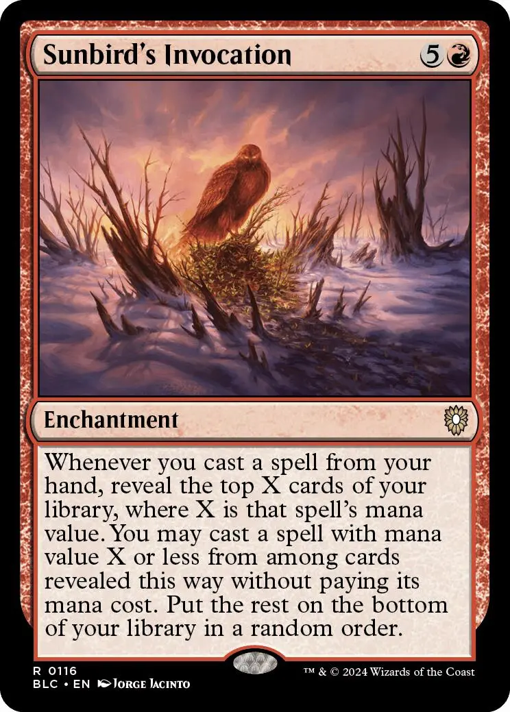 Sunbird's Invocation [Bloomburrow Commander] 1