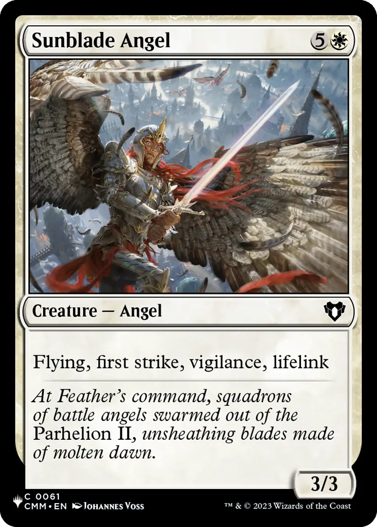 Sunblade Angel [The List] 1