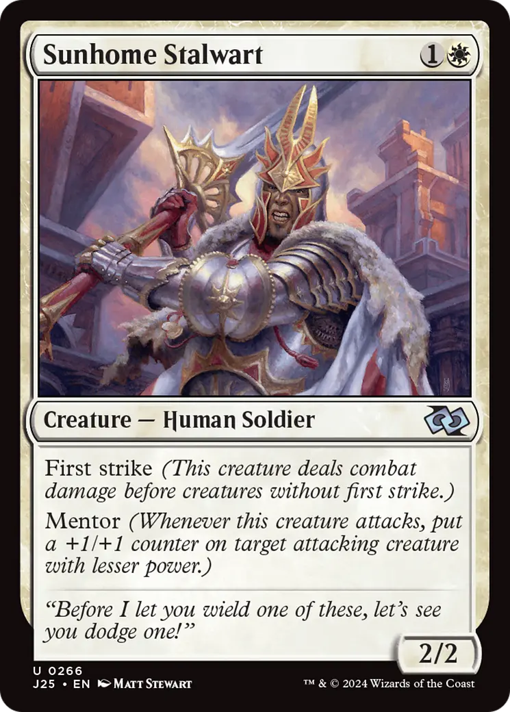Sunhome Stalwart [Foundations Jumpstart] 1