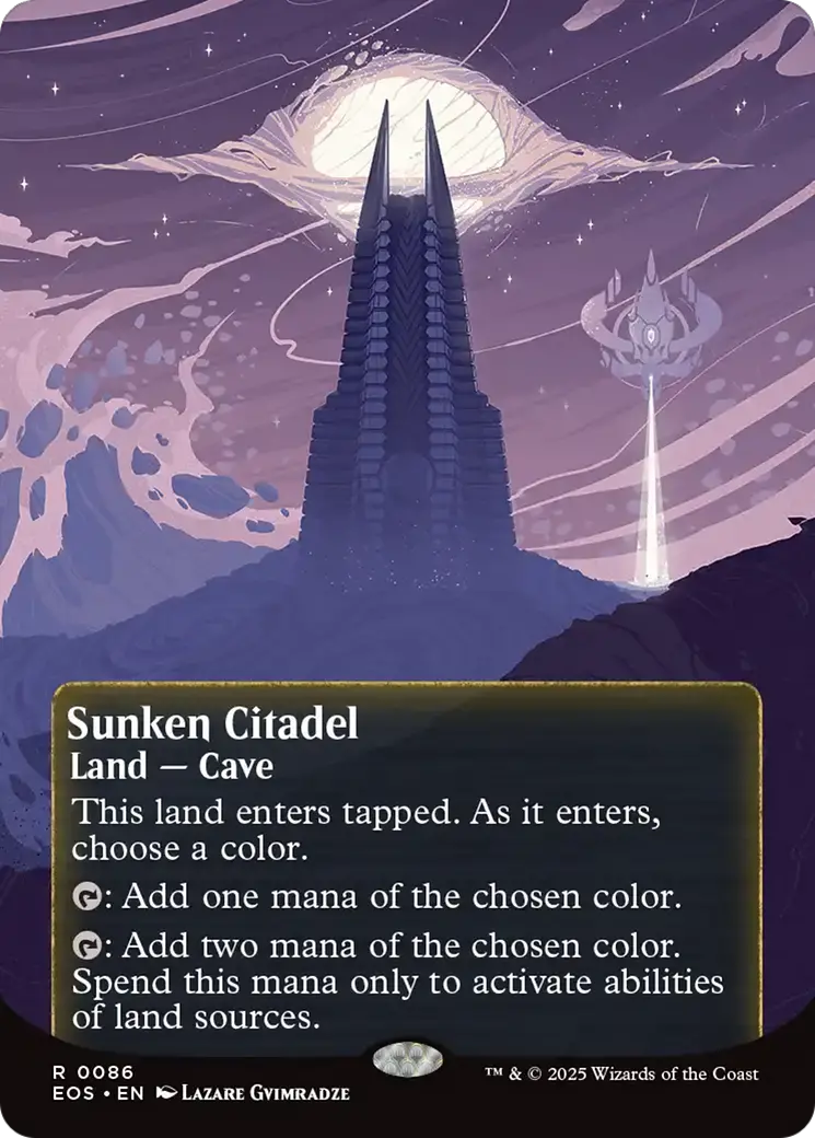 Sunken Citadel (0086) (Borderless) [Edge Of Eternities: Stellar Sights] 1