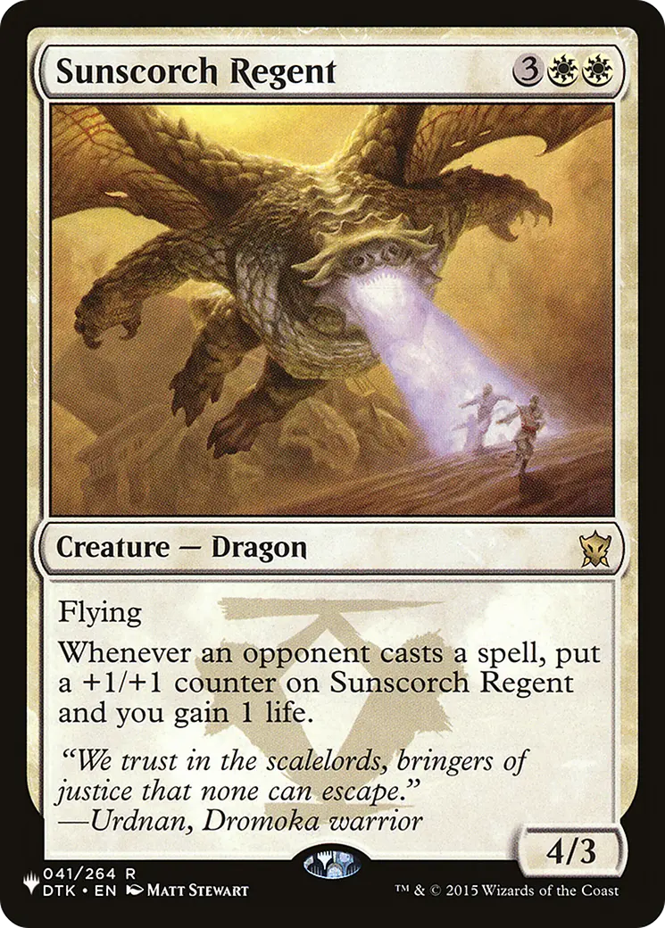 Sunscorch Regent [The List] 1