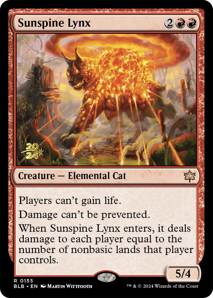 Sunspine Lynx [Bloomburrow Prerelease Promos] 1