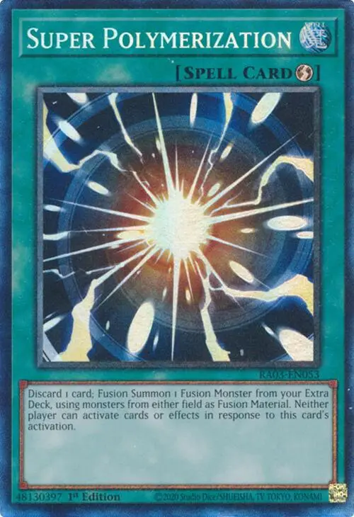 Super Polymerization (Cr) [Ra03-En053] Prismatic Collector's Rare 1