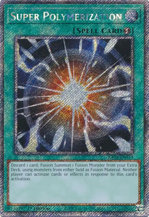 Super Polymerization (Platinum Secret Rare) [Ra03-En053] Platinum Secret Rare 1