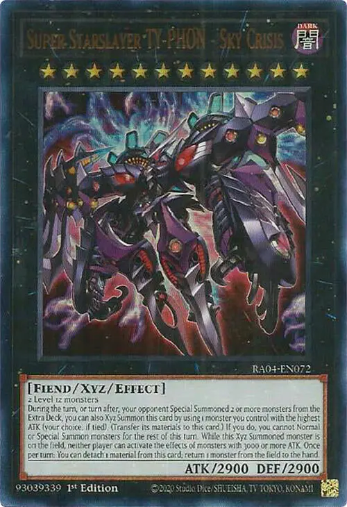 Super Starslayer Ty-Phon - Sky Crisis [Ra04-En072] Ultra Rare 1
