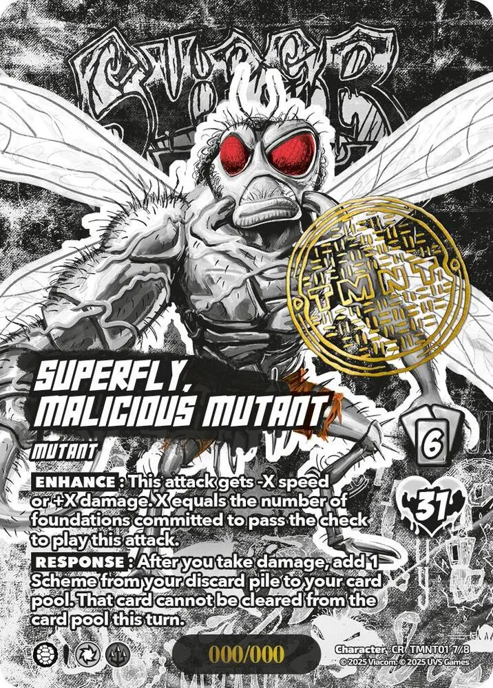 Superfly, Malicious Mutant (Serial Numbered) - Teenage Mutant Ninja Turtles (Tmnt) #68 1