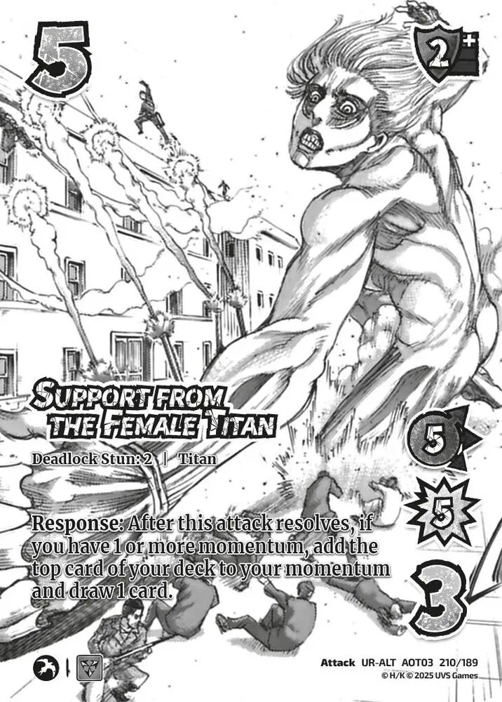 Support From The Female Titan (Alternate Art) 1