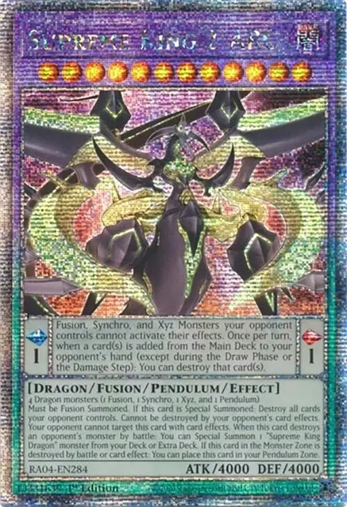 Supreme King Z-Arc [Ra04-En284] Quarter Century Secret Rare 1