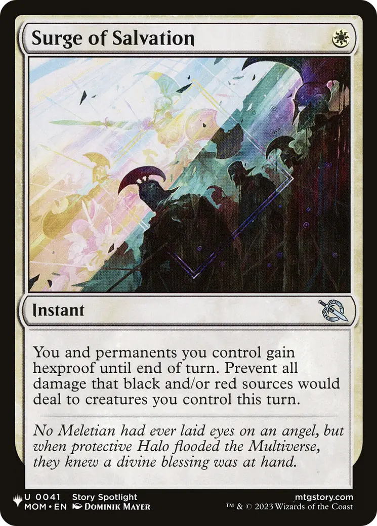 Surge Of Salvation [The List] 1