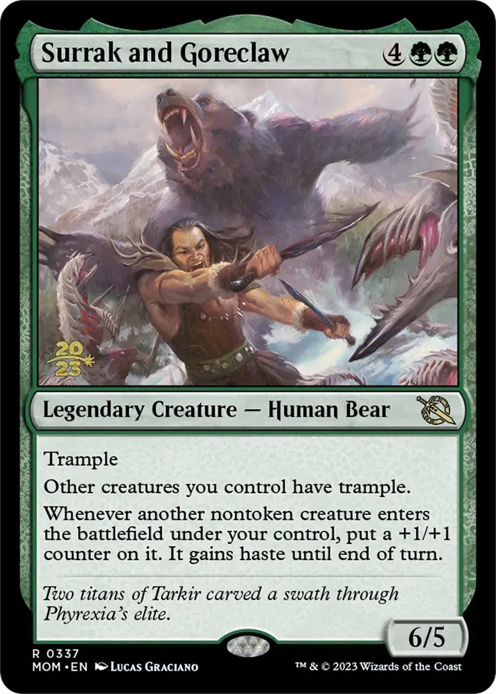 Surrak And Goreclaw [March Of The Machine Prerelease Promos] 1