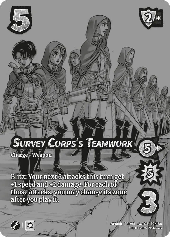 Survey Corps's Teamwork (Alternate Art) - Attack On Titan: Origins Of Power (Aot02) 1