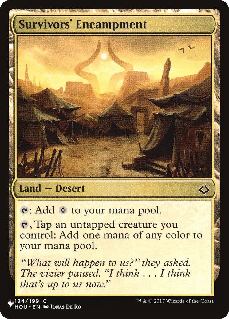 Survivors' Encampment [The List] 1