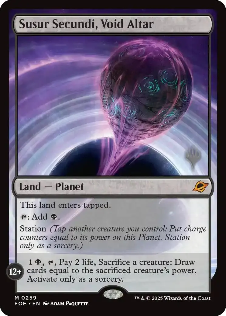 Susur Secundi, Void Altar (Promo Pack) [Edge Of Eternities Promo Pack] 1