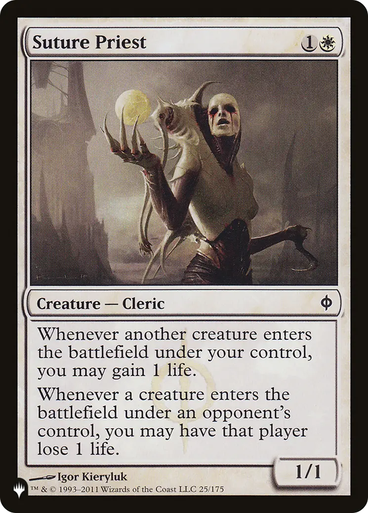 Suture Priest [The List] 1