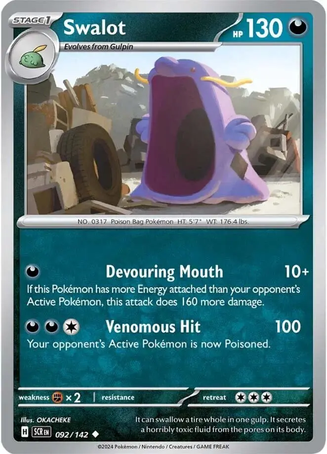 Swalot (092/142) [Scarlet & Violet: Stellar Crown] 1