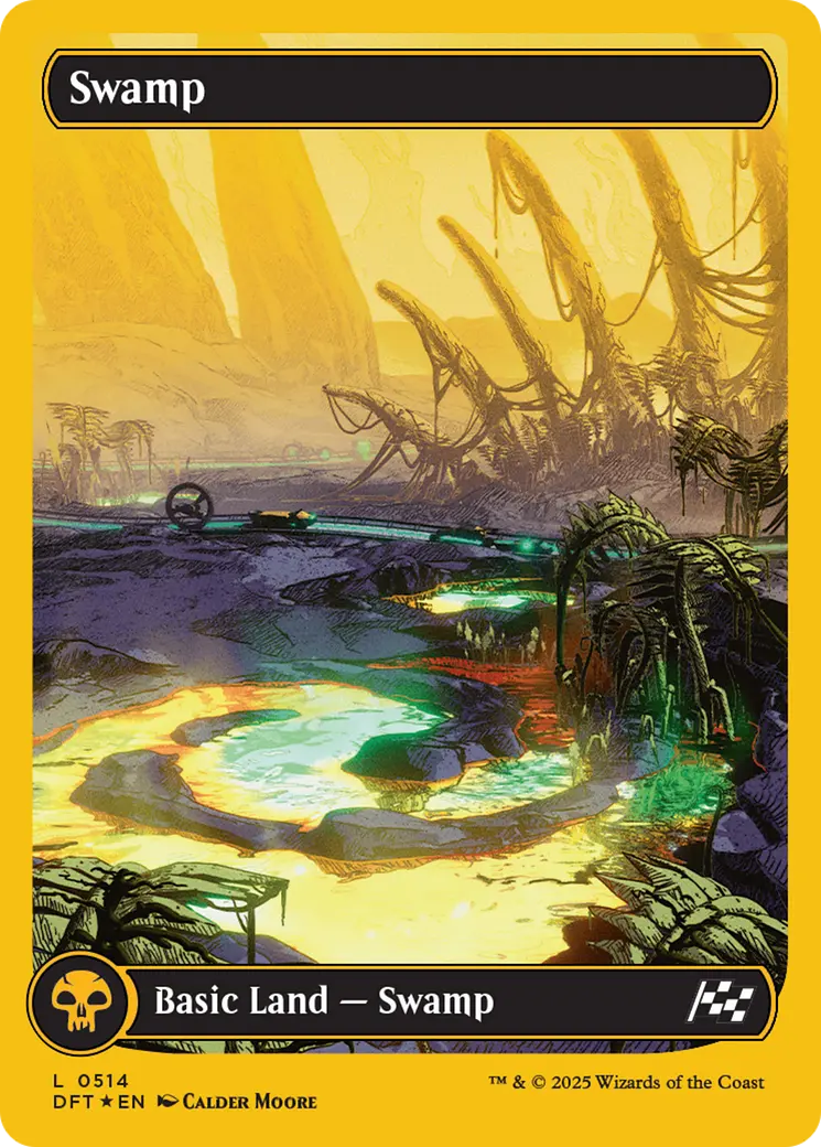 Swamp (0514) (First-Place Foil) [Aetherdrift] 1