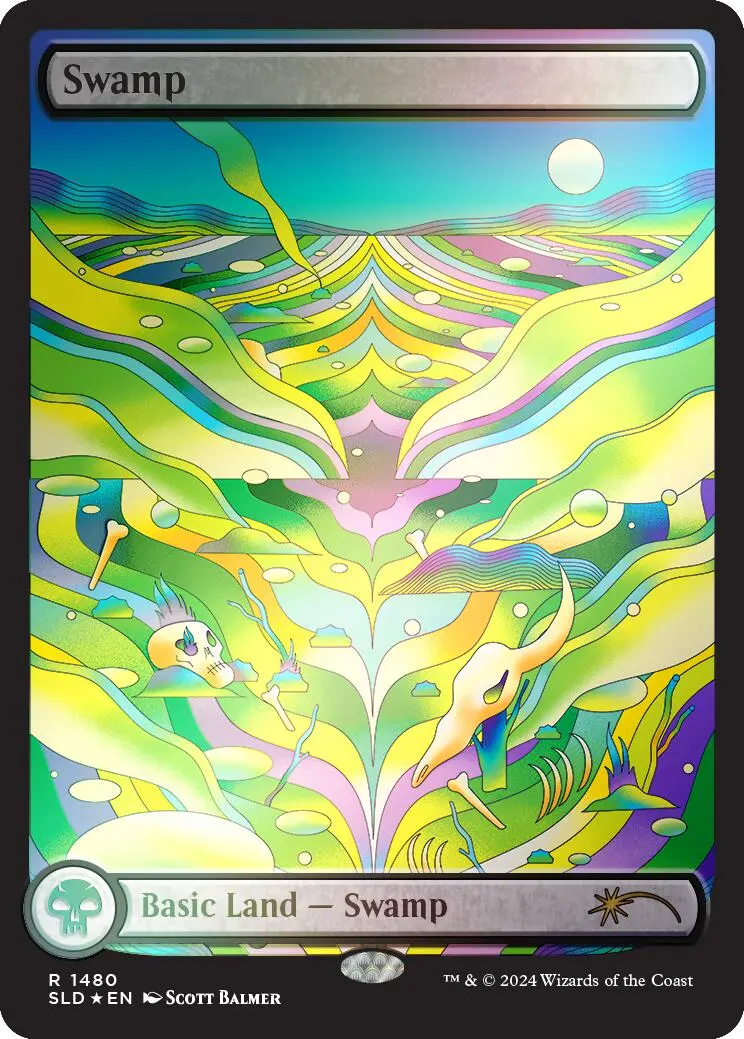 Swamp (1480) (Rainbow Foil) [Secret Lair Drop Series] 1