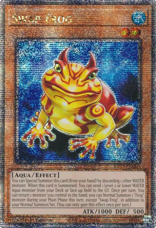 Swap Frog (Quarter Century Secret Rare) [Ra03-En005] Quarter Century Secret Rare 1