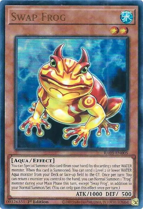 Swap Frog (Ur) [Ra03-En005] Ultra Rare 1