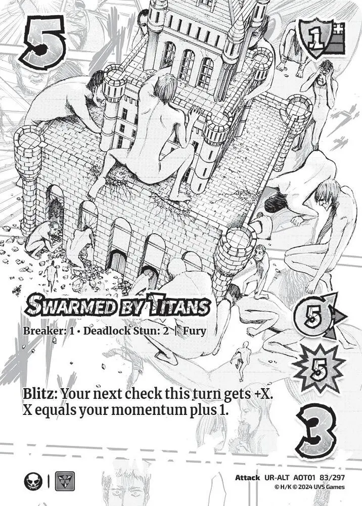 Swarmed By Titans - Alternate Art - Foil 1