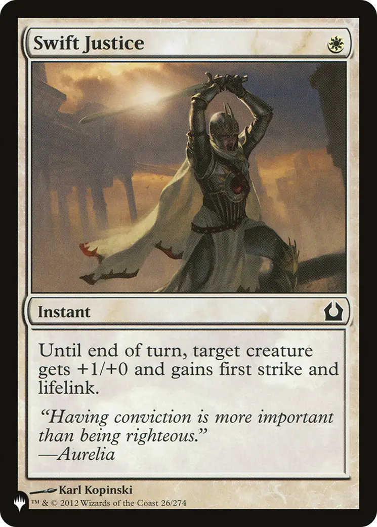 Swift Justice [The List] 1